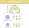 Rainbow Confetti, 240 PCS Pastel Confetti for Pastel Rainbow Party Decorations and Pastel Baby Shower Decorations, Multicolor Tissue Paper Confetti for Rainbow Theme Birthday Party Decorations